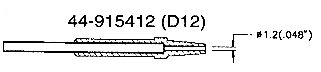 915412-2075 Desoldering Tip