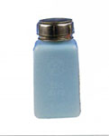 6oz. ESD Safe Fluid Pump bottle (blue)