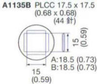 XYtronic A1135 Air Nozzle PLCC 17.5x17.5 44pins